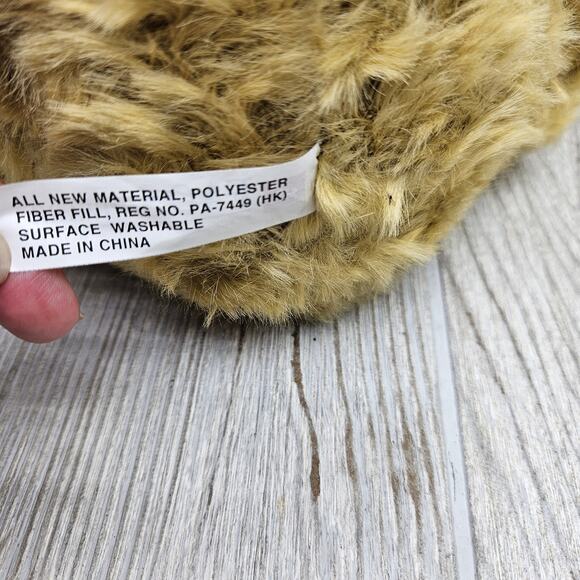 Vintage FAO Schwarz Teddy Bear Jointed Fifth Avenue Baby Tag Tan 20" Plush - Picture 9 of 12